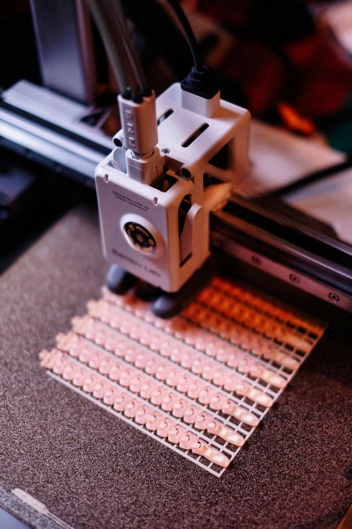 services-01 High-tech machinery crafting intricate circuit boards in assembly line.